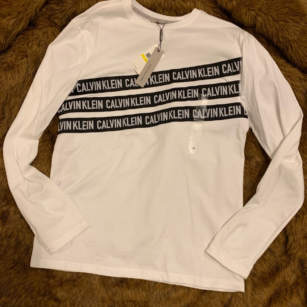 NEW Calvin Klein Designer Long Sleeve Shirt